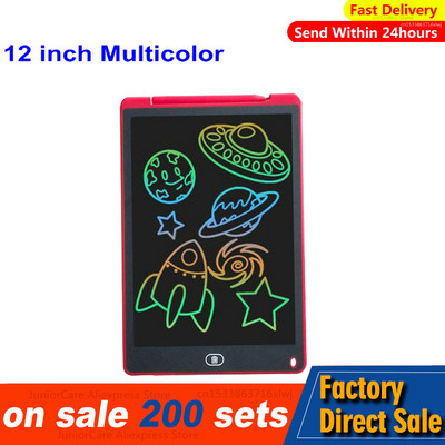 12-inčni LCD tablet za pisanje, elektronička ploča za crtanje, digitalni šareni blok za rukopis, poklon za djecu i odrasle, zaštitite oči