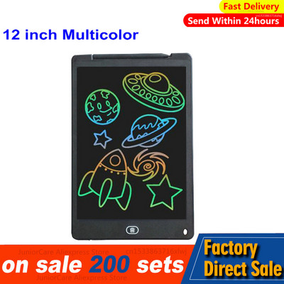 12-inčni LCD tablet za pisanje, elektronička ploča za crtanje, digitalni šareni blok za rukopis, poklon za djecu i odrasle, zaštitite oči
