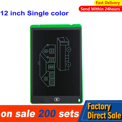 12-inčni LCD tablet za pisanje, elektronička ploča za crtanje, digitalni šareni blok za rukopis, poklon za djecu i odrasle, zaštitite oči