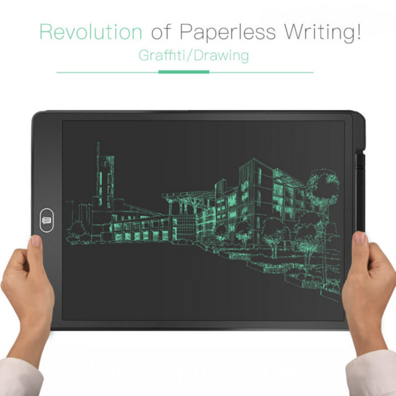 12-inčni LCD tablet za pisanje, elektronička ploča za crtanje, digitalni šareni blok za rukopis, poklon za djecu i odrasle, zaštitite oči