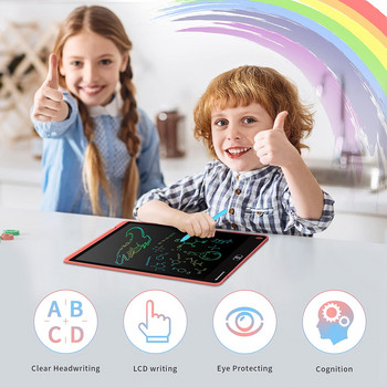12-инчов LCD таблет за писане Електронна дъска за рисуване Doodle Цифрова цветна подложка за почерк Коледни подаръци за рожден ден за деца