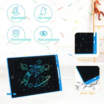 Ταμπλέτα γραφής LCD 12 ιντσών Ηλεκτρονική Πίνακας Doodle Drawing Ψηφιακό πολύχρωμο μαξιλαράκι γραφής Χριστουγεννιάτικα δώρα γενεθλίων για παιδιά