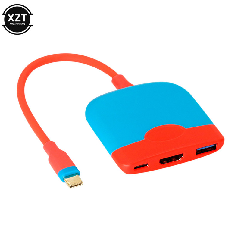 USB C Switch TV Dock za Nintendo NS Switch Host Prijenosna priključna stanica Dodaci HDMI-kompatibilan 4K TV 100W PD