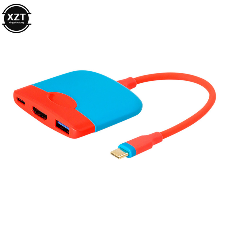 USB C Switch TV Dock za Nintendo NS Switch Host Prijenosna priključna stanica Dodaci HDMI-kompatibilan 4K TV 100W PD