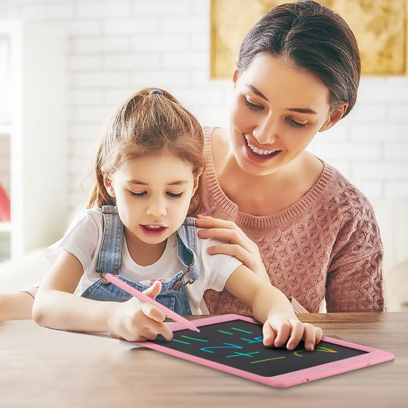 Tabletă de scris LCD cu display colorat de 8,5/10 inci Tampoane pentru tabletă de desen digitală Tabletă electronică portabilă ultra-subțire de scris de mână