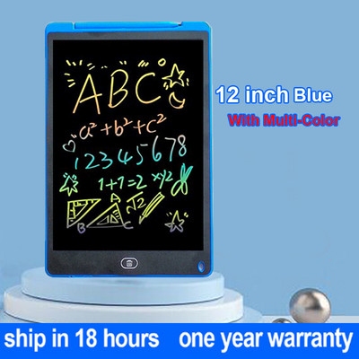Tabletă de scriere LCD de 12 inchi, cu cifre, tablă magică, tabla de desen cu electroni, instrument de pictură artistică, jucării pentru copii, joc pentru creier, cel mai bun cadou pentru copii