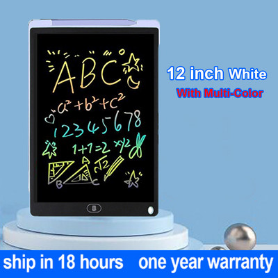 Tabletă de scriere LCD de 12 inchi, cu cifre, tablă magică, tabla de desen cu electroni, instrument de pictură artistică, jucării pentru copii, joc pentru creier, cel mai bun cadou pentru copii