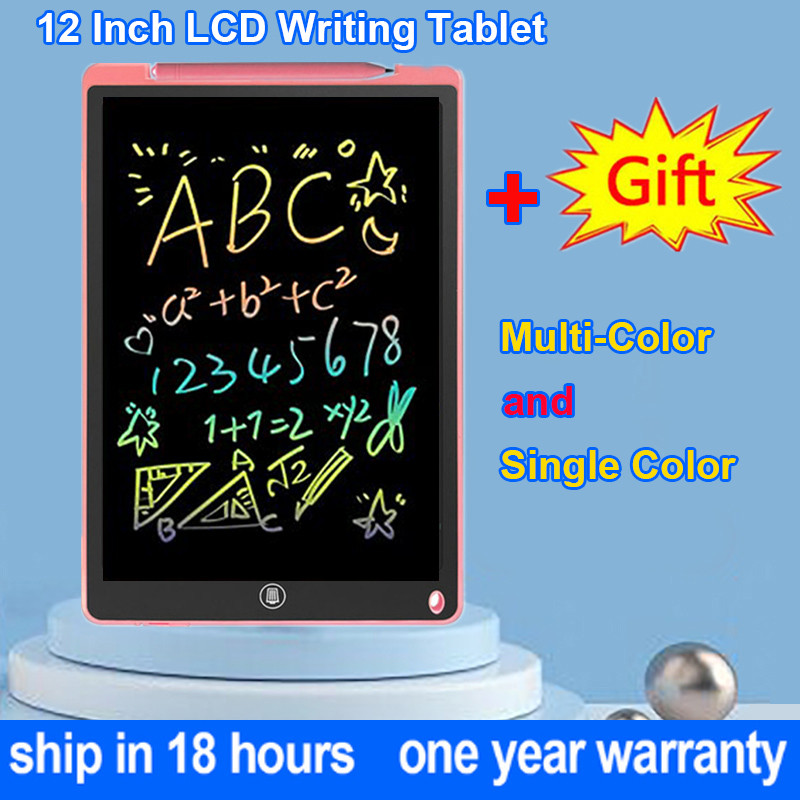Tabletă de scriere LCD de 12 inchi, cu cifre, tablă magică, tabla de desen cu electroni, instrument de pictură artistică, jucării pentru copii, joc pentru creier, cel mai bun cadou pentru copii