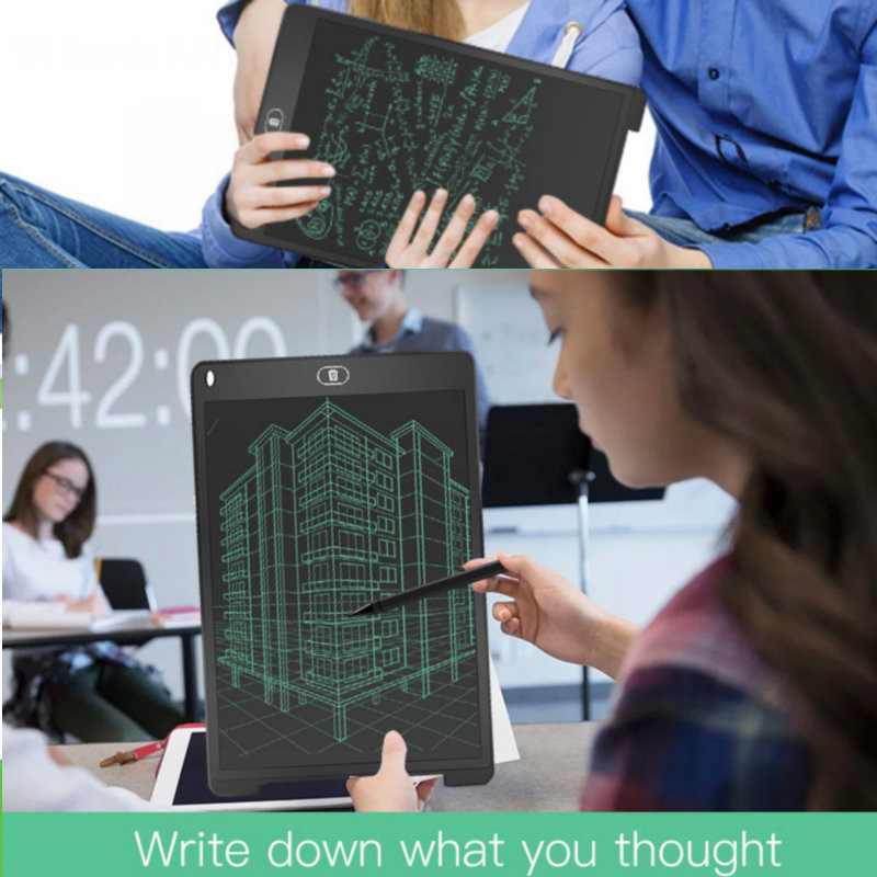 Tabletă de scriere LCD de 12 inchi, cu cifre, tablă magică, tabla de desen cu electroni, instrument de pictură artistică, jucării pentru copii, joc pentru creier, cel mai bun cadou pentru copii