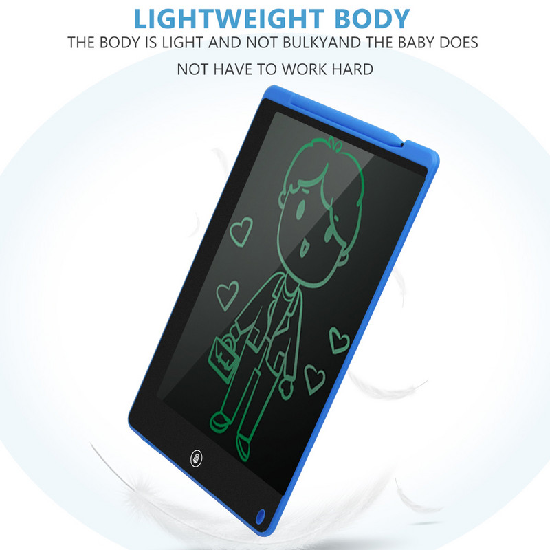 TISHRIC 12 colių skystųjų kristalų rašymo planšetės piešimo lenta LCD trynimo piešimo planšetė su ekranu Elektroninė lenta piešimui