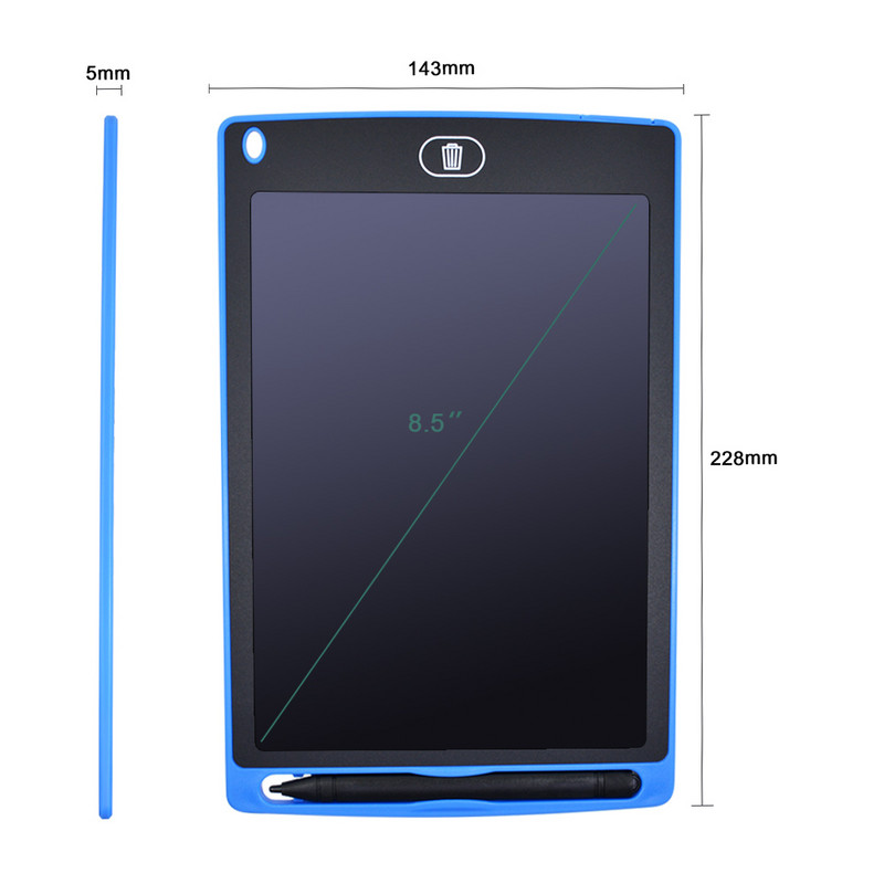 Tabletă inteligentă LCD de 8,5 inci pentru scris de mână Bloc-notes electronic pentru copii, grafică de desen, tablă de scris de mână, jucărie educațională, cadou pentru copii