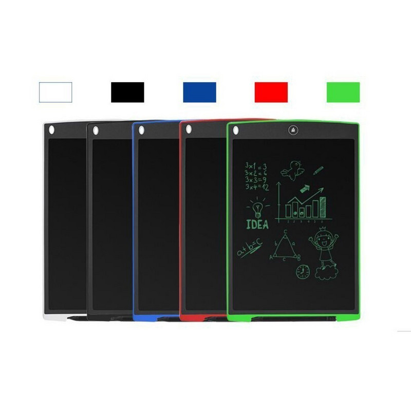 CHUYI 12 colių LCD rašymo planšetinis kompiuteris Skaitmeninis piešimo planšetinis kompiuteris Rašymo ranka pagalvėlės Nešiojama elektroninė planšetės lenta Itin plona lenta su rašikliu