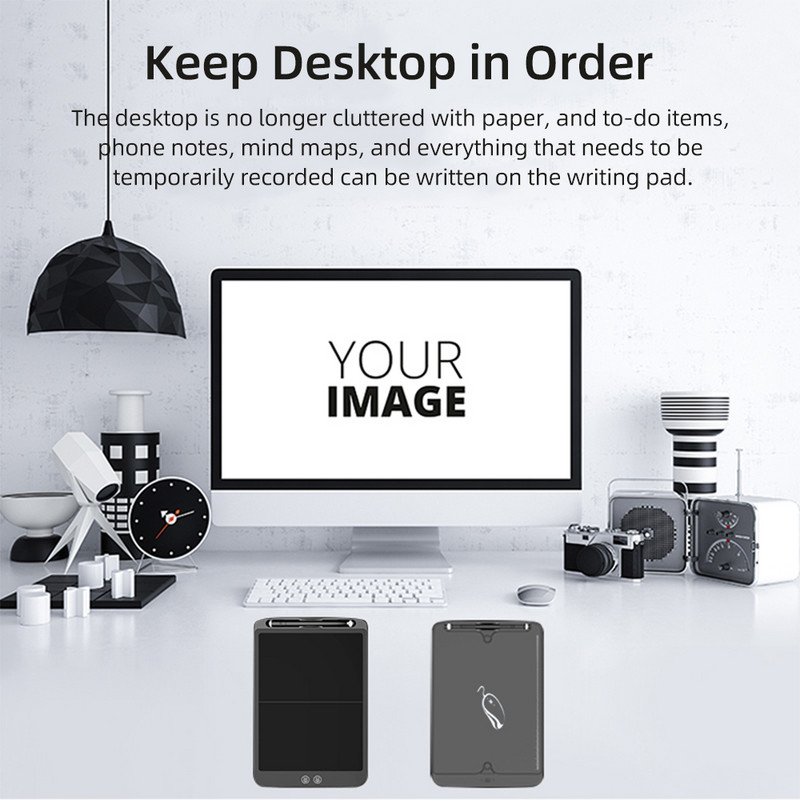 12-inčni LCD tablet za pisanje Elektronička digitalna ploča za crtanje Ultratanka podloga za pisanje Podijeljeni zaslon Brisanje jednim klikom s gumbom za zaključavanje