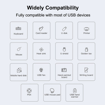 USB C HUB 3.0 3.1 Type C 4-портов мулти сплитер адаптер OTG за Xiaomi Lenovo Macbook Pro Air PC Компютърни аксесоари за лаптоп