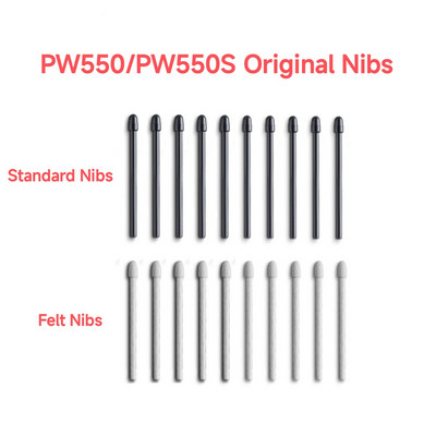 Eredeti Huion PW550S/PW550-hez Akkumulátormentes ceruza tollhegyek hegyek utántöltés Kamvas 12/13/16/22 24PLUS Kamvas PRO13 16 PLUS/ PRO 24