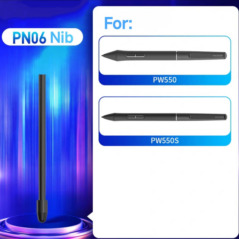 Original za Huion PW550S/PW550 Stylus pero bez baterija Vrhovi za punjenje Kamvas 12/13/16/22 24PLUS Kamvas PRO13 16 PLUS/ PRO 24