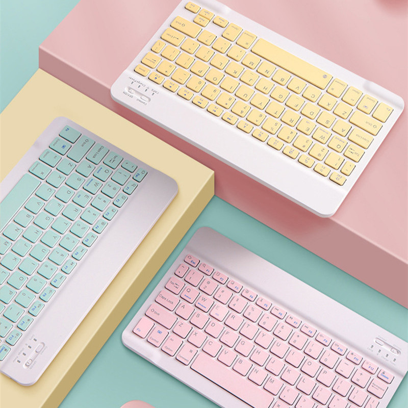 Ruska bežična Bluetooth tipkovnica za tablet ipad Mini tipkovnica i miš portugalska/španjolska tipkovnica za ipad Pro Air 4