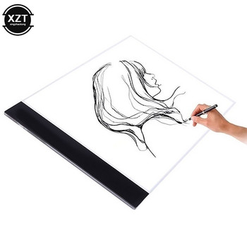 Πρότυπο γραφής ιχνηλάτησης αντιγράφων ψηφιακής ταμπλέτας γραφικών A4 LED Artist Thin Portable Electronic Art Stencil Drawing Board