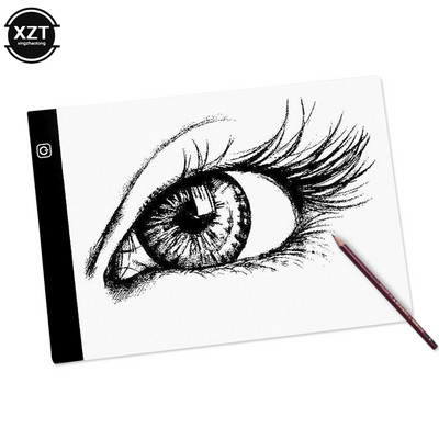 Digital Graphic Tablet A4 LED Artist Thin Portable Electronic Art Stencil Drawing Board Light Copy Pad Tracing Writing Template