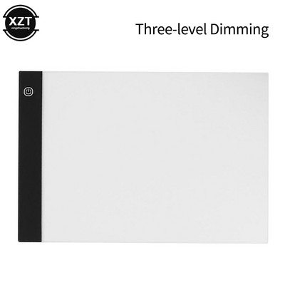 Digitális grafikus tábla A4-es LED Artist vékony hordozható elektronikus művészi rajzsablonos rajztábla könnyű másolólap nyomkövető írósablon