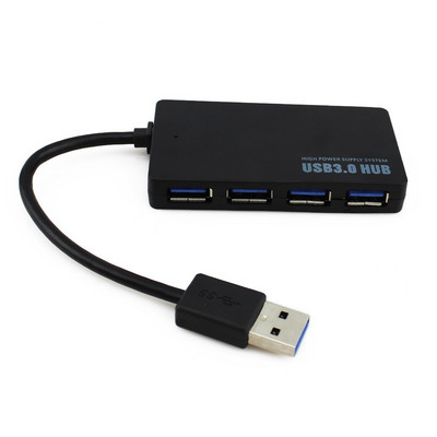 CHYI USB 3.0 Hub Multi In One 4 Θύρες USB3.0 Hab Splitter με εξωτερικό προσαρμογέα ρεύματος Combo Αξεσουάρ υπολογιστή για υπολογιστή Macbook