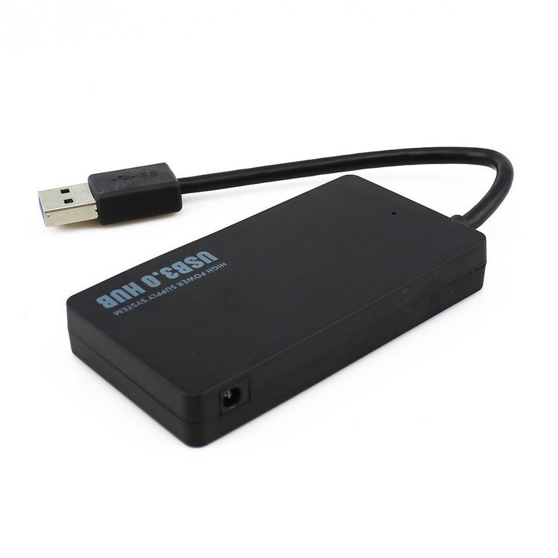 CHYI USB 3.0 Hub Multi In One 4 Θύρες USB3.0 Hab Splitter με εξωτερικό προσαρμογέα ρεύματος Combo Αξεσουάρ υπολογιστή για υπολογιστή Macbook