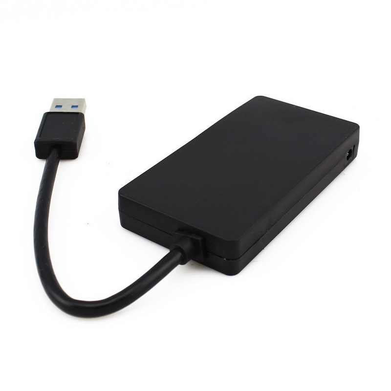 CHYI USB 3.0 Hub Multi In One 4 Θύρες USB3.0 Hab Splitter με εξωτερικό προσαρμογέα ρεύματος Combo Αξεσουάρ υπολογιστή για υπολογιστή Macbook