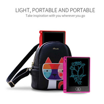 4,4-инчова LCD дъска за писане Електронна дъска за интерактивна игра за рисуване Цифрова цветна дъска за писане Подарък Химикалка за деца и възрастни