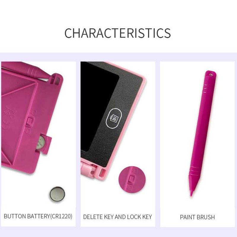 4,4-inčni LCD ploča za pisanje Elektronička ploča za interaktivne igre za crtanje Digitalna ploča za pisanje u boji Poklon olovka za djecu i odrasle
