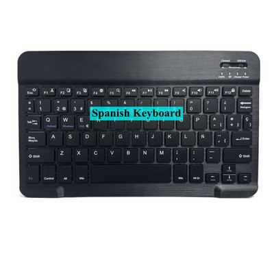 10 inčna Bluetooth tipkovnica francuska španjolska ruska arapska AZERTY tipkovnica bežična univerzalna za IPad Tablet Pro 9.7 Air Android