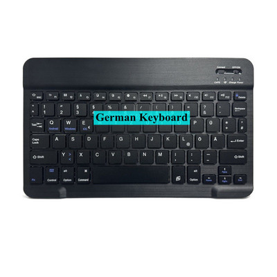 10 inčna Bluetooth tipkovnica francuska španjolska ruska arapska AZERTY tipkovnica bežična univerzalna za IPad Tablet Pro 9.7 Air Android