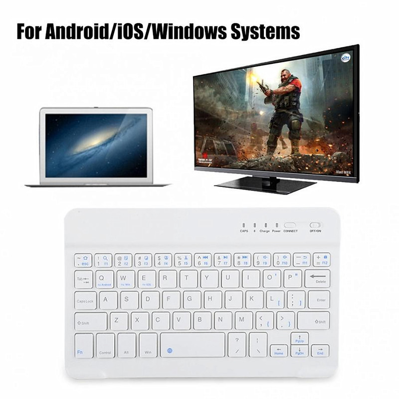 10 inčna Bluetooth tipkovnica francuska španjolska ruska arapska AZERTY tipkovnica bežična univerzalna za IPad Tablet Pro 9.7 Air Android