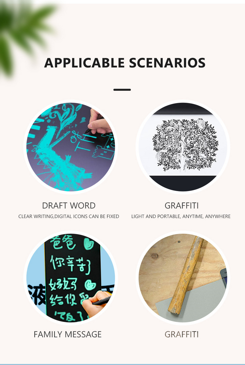 TISHRIC 12'' tablet za pisanje za djecu Grafički tablet sa pisaljkom za crtanje/podloškom Elektronska tabla Dječja igračka Božićni dar