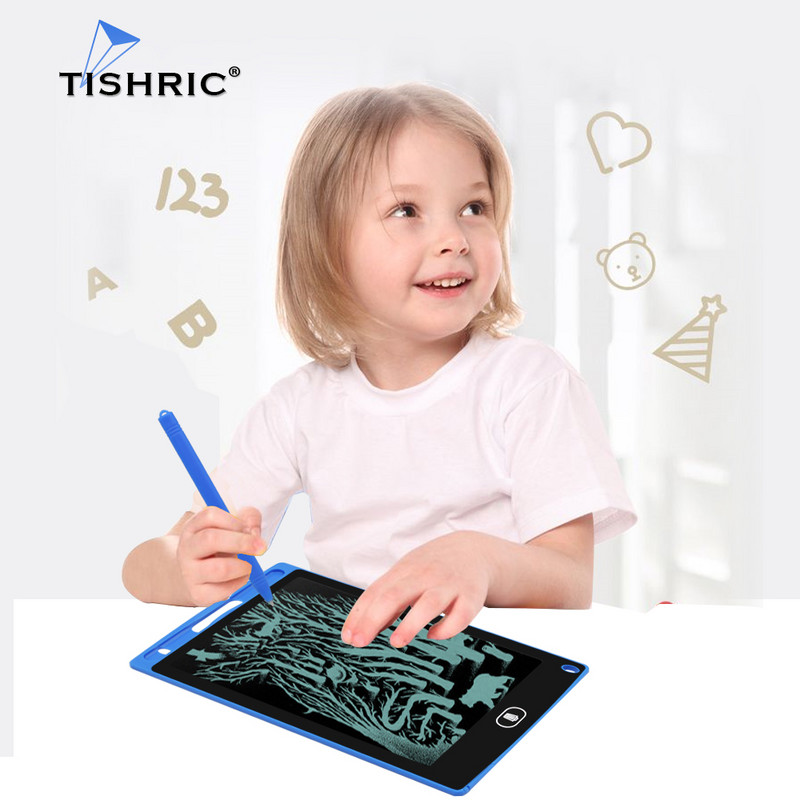 TISHRIC 12'' tablet za pisanje za djecu Grafički tablet sa pisaljkom za crtanje/podloškom Elektronska tabla Dječja igračka Božićni dar
