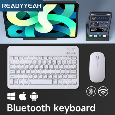 Bluetooth клавиатура за IOS Android Windows за iPad клавиатура Air Mini Pro безжична клавиатура мишка за таблет Xiaomi Apple Huawei