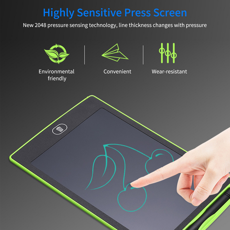 【Atsvara】 8,5 colių LCD elektroninė atmintinių rašymo planšetė Rašymo ranka lenta pagyvenusiems žmonėms, skirta bendrauti nešiojama lenta