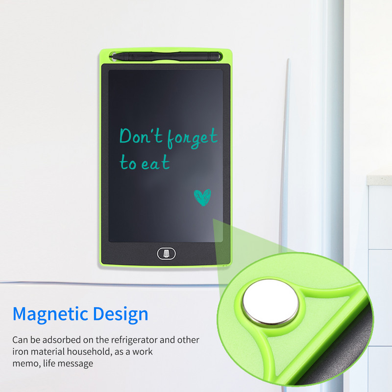 【Atsvara】 8,5 colių LCD elektroninė atmintinių rašymo planšetė Rašymo ranka lenta pagyvenusiems žmonėms, skirta bendrauti nešiojama lenta