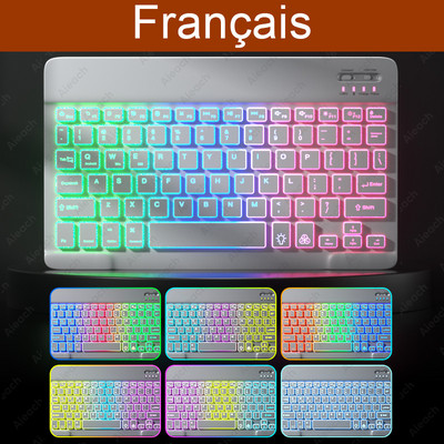 Za iPad Tipkovnica s pozadinskim osvjetljenjem Bežična tipkovnica Bluetooth-kompatibilna Za Samsung Xiaomi Huawei Apple Phone Laptop Tablet Tipkovnica