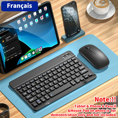 AIEACH Bluetooth Tablet billentyűzet iPadhez Lenovo Xiaomi Samsung vezeték nélküli billentyűzetek egér iOS Android Windows Phone billentyűzethez