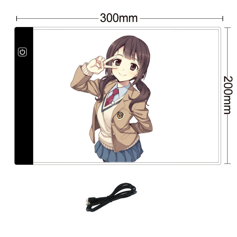 Elice A4/A5 rajztábla Led világító pad USB Art Copy Pad Board Gyermekjáték Festőtábla Oktatási ajándékok gyerekeknek