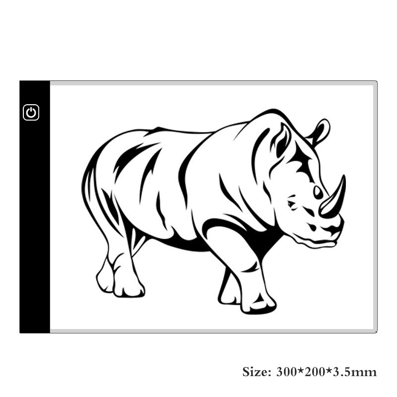 Elice A4/A5 rajztábla Led világító pad USB Art Copy Pad Board Gyermekjáték Festőtábla Oktatási ajándékok gyerekeknek