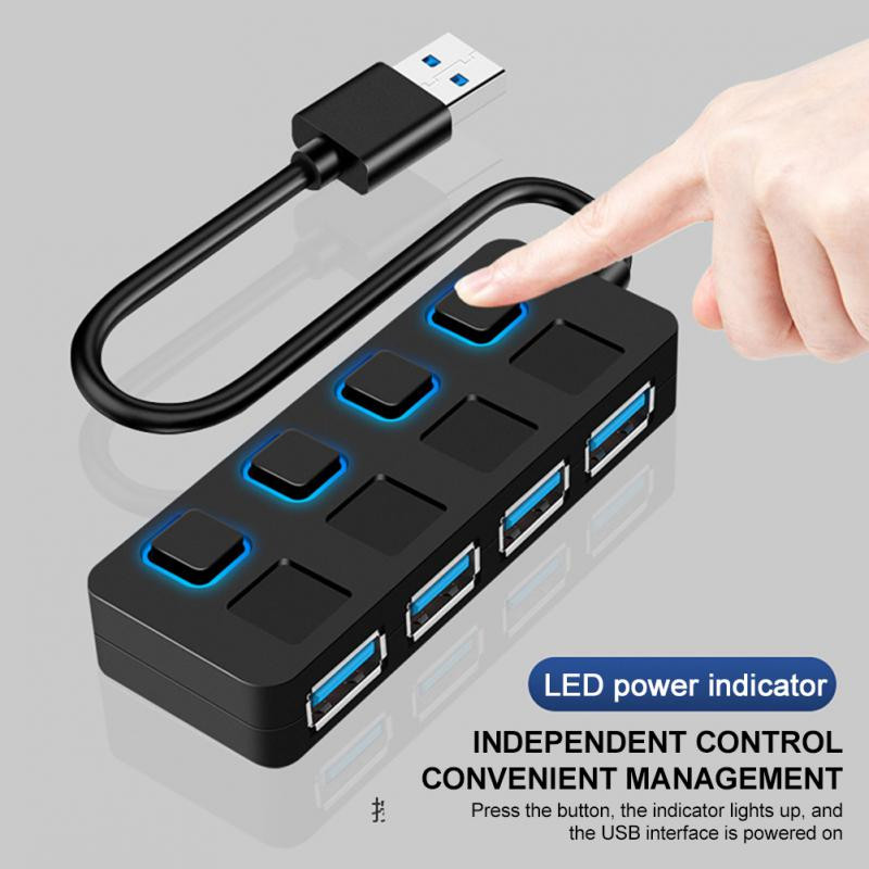 RYRA 4 porturi 5Gbps HUB de mare viteză USB 3.0 Splitter tip C Adaptor OTG pentru Macbook Pro PC Laptop Usb Hub Accesorii pentru computer