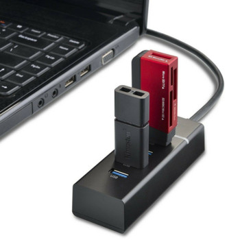 4 порта USB 2.0 3.0 HUB Сплитер Високоскоростно разширение за настолен компютър Адаптер за лаптоп за U диск Зарядно устройство за клавиатура