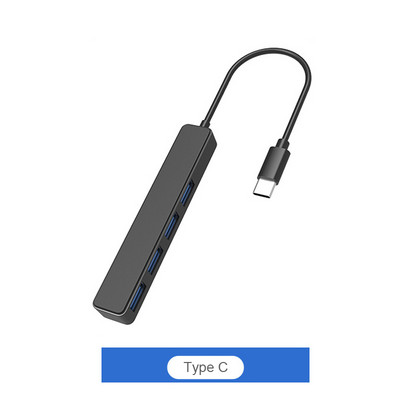 USB C HUB 2.0 Multi 4 Port USB HUB Elosztó C típusú Adapter OTG Xiaomi Macbook Pro 13 15 Air Pro számítógéphez Számítógép tartozékok