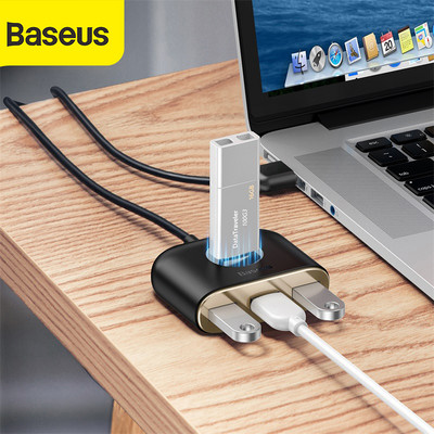 Baseus USB HUB 3.0 To Multi USB Splitter Adapter 4 Port USB Charging USB for Macbook Laptop Devices USB C HUB Switch USB splitter