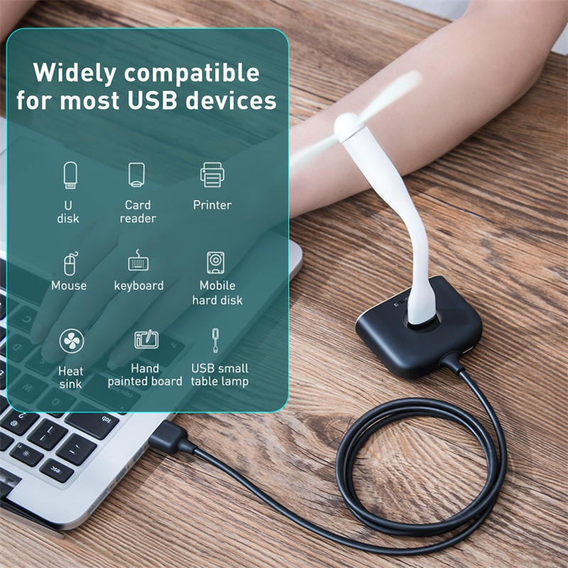 Baseus USB HUB 3.0 na Multi USB razdjelnik adapter 4 porta USB punjenje za Macbook prijenosne uređaje USB C HUB Switch USB razdjelnik