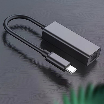 100/1000Mbps Εξωτερικός προσαρμογέας Ethernet USB C Κάρτα δικτύου Τύπος C σε RJ45 LAN Ενσύρματο καλώδιο Internet για υπολογιστή MacBook Windows 7 8 10