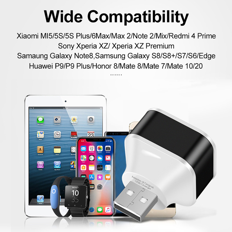 USB 2.0 HUB USB skirstytuvas Multi USB Hab Kelių 3 prievadų LED indikatorius Įkrovimo adapteris Keli USB2.0 jungtis Maitinimo adapteris HAB