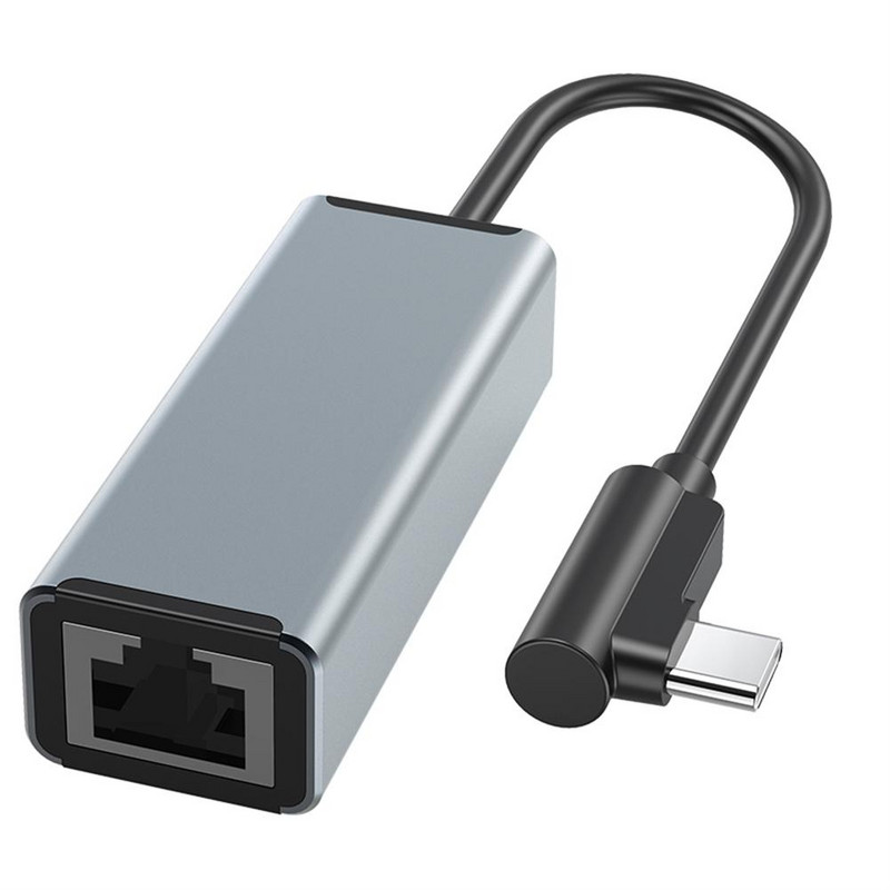Nešiojamas C tipo į RJ45 tinklo adapteris Laidinis USB C Ethernet keitiklis, skirtas langui MAC OS Android HarmonyOS Chrome OS IPad OS