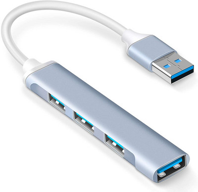 Mini USB hub bővítmények 4 portos USB 3.0 hub 2.0 hub USB adapter állomás Ultra vékony hordozható adatelosztó USB elosztó alumínium